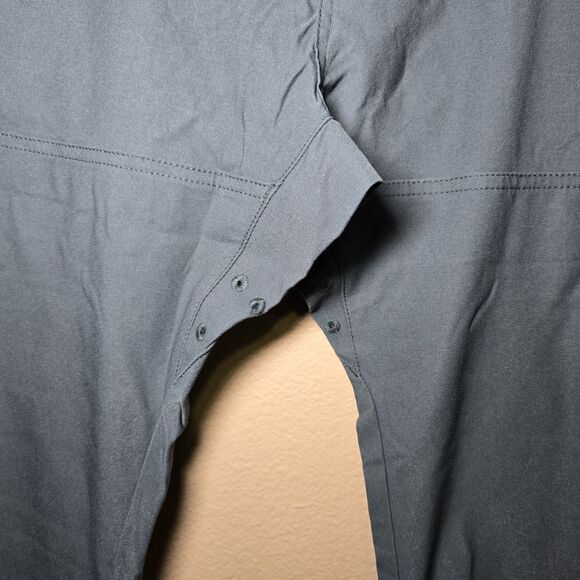 prAna Stretch Zion Slim Pant 2 Men’s 36x32 Grey Blue Water Repellent Hiking New - Picture 8 of 13